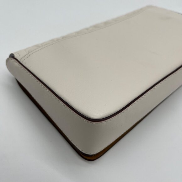 Coach Ivory Embossed Leather Dinky Crossbody Bag 30427 - Picture 8 of 12